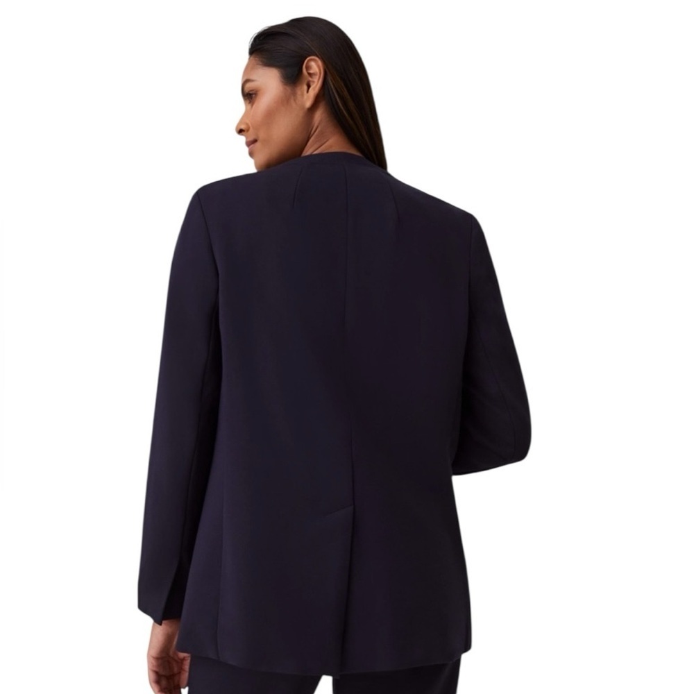 Spanx Perfect Collarless Blazer in Classic Navy Large NWT - Picture 2 of 13